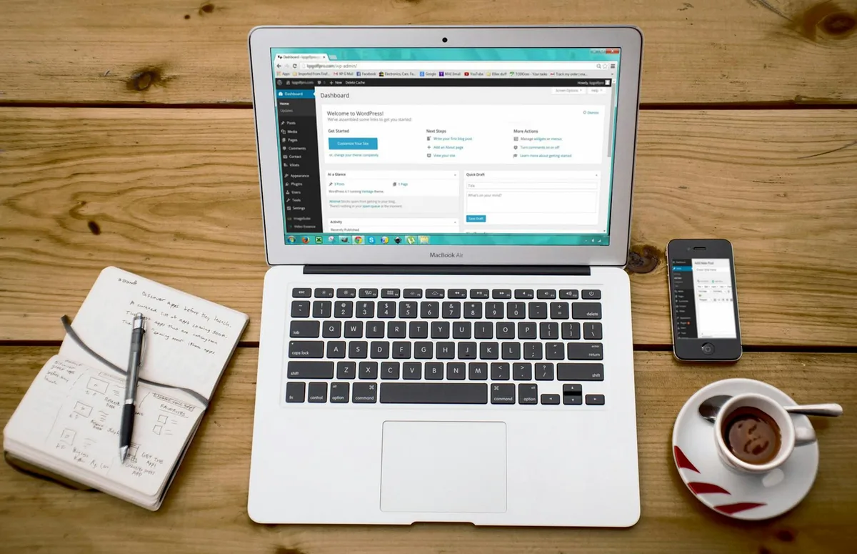 WordPress WooCommerce admin dashboard on a computer for a Malaysian online store